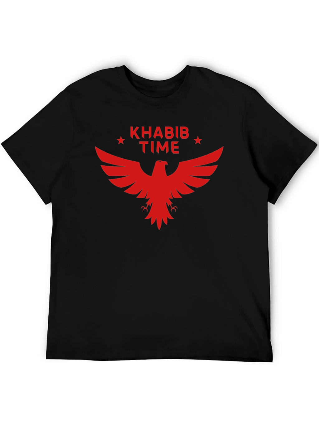 Khabib Time Red Eagle Black T-Shirt