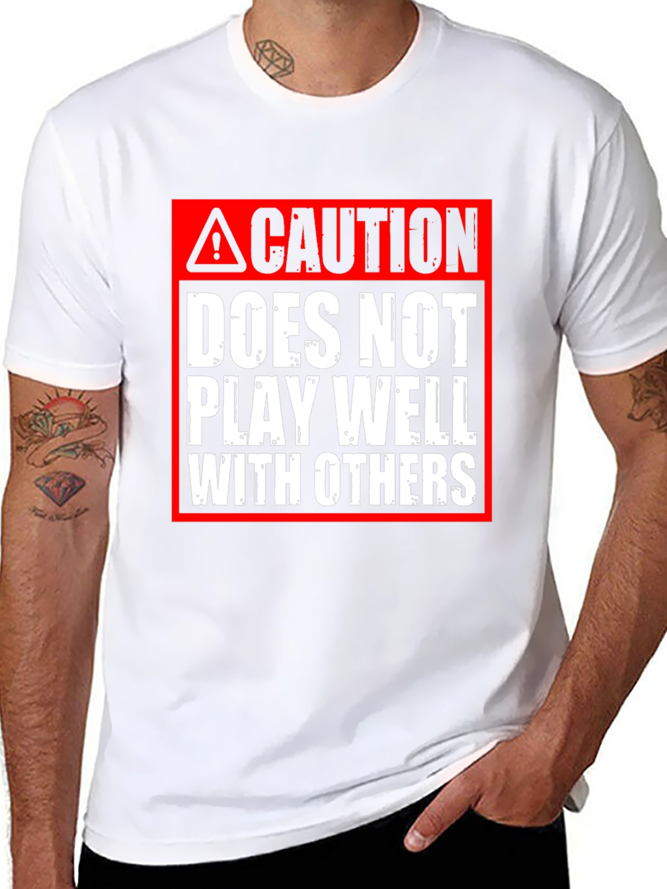 Caution: Does Not Play Well With Others T-Shirt