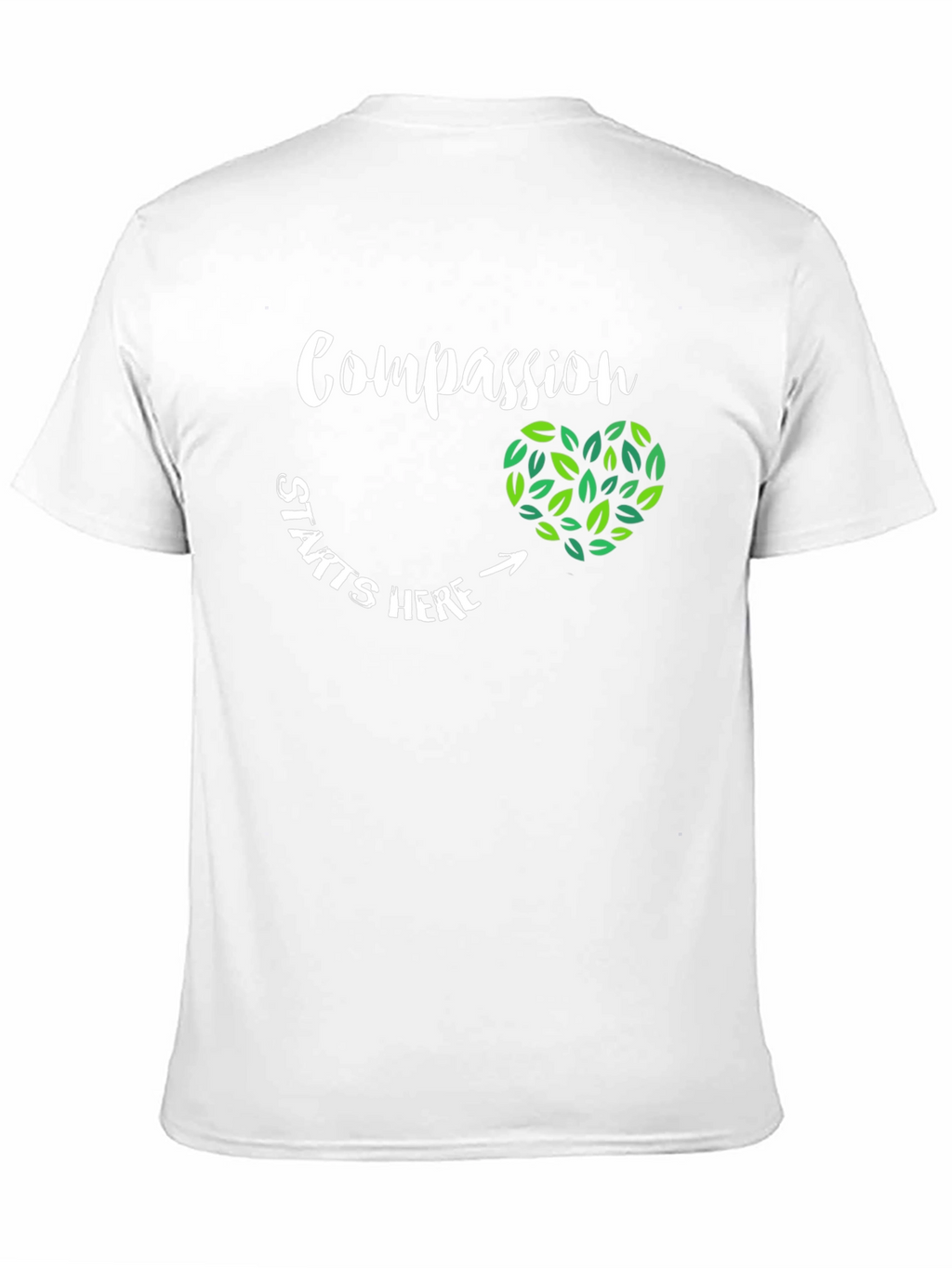 Compassion Starts Here Vegan T-Shirt