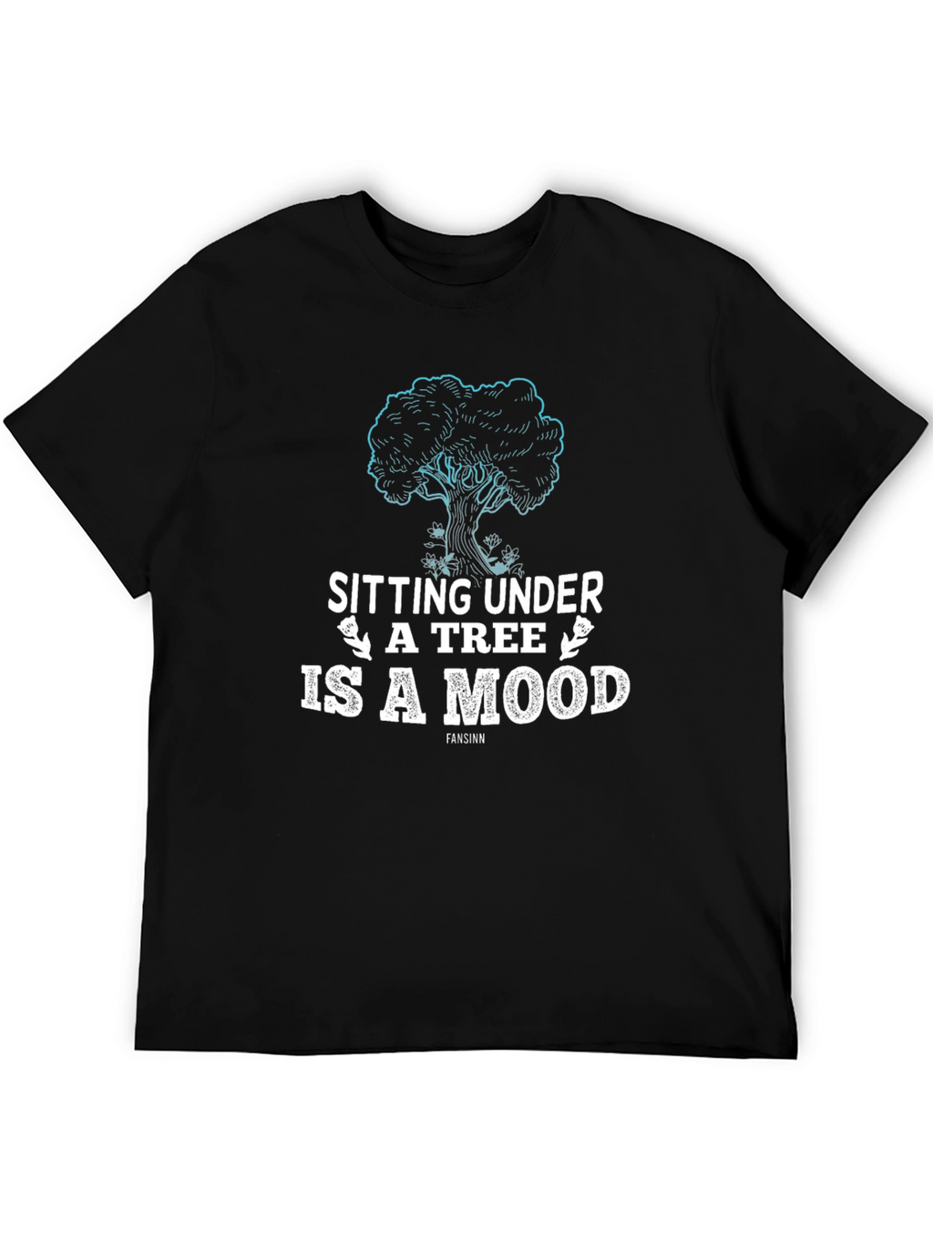 Sitting Under a Tree Graphic T-Shirt