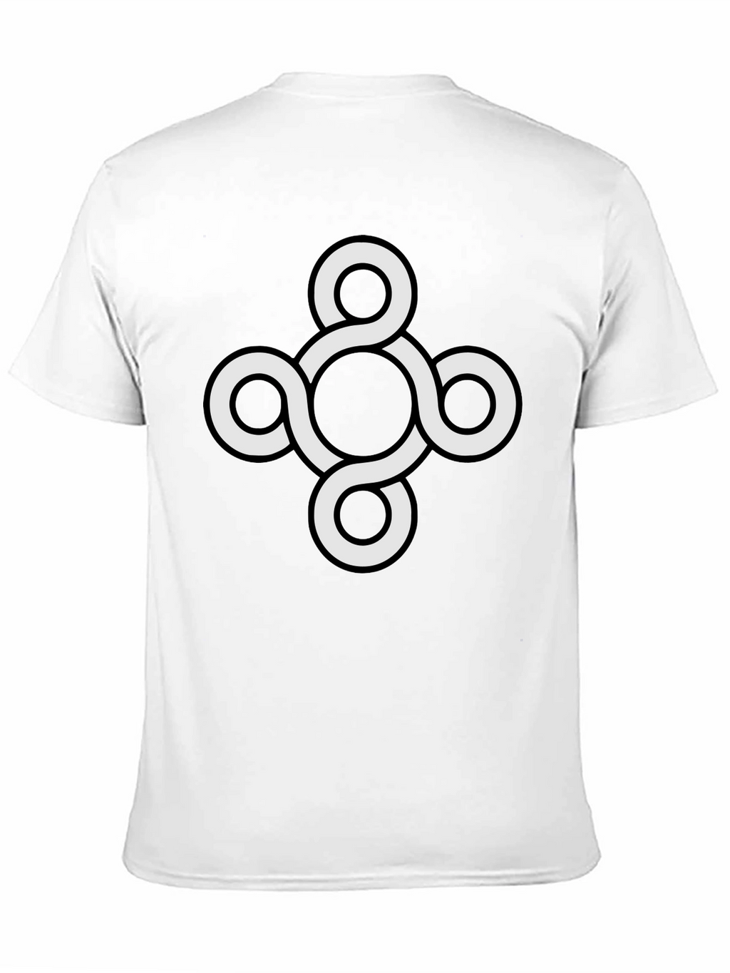 Abstract Knot T-Shirt - Stylish Graphic Tee