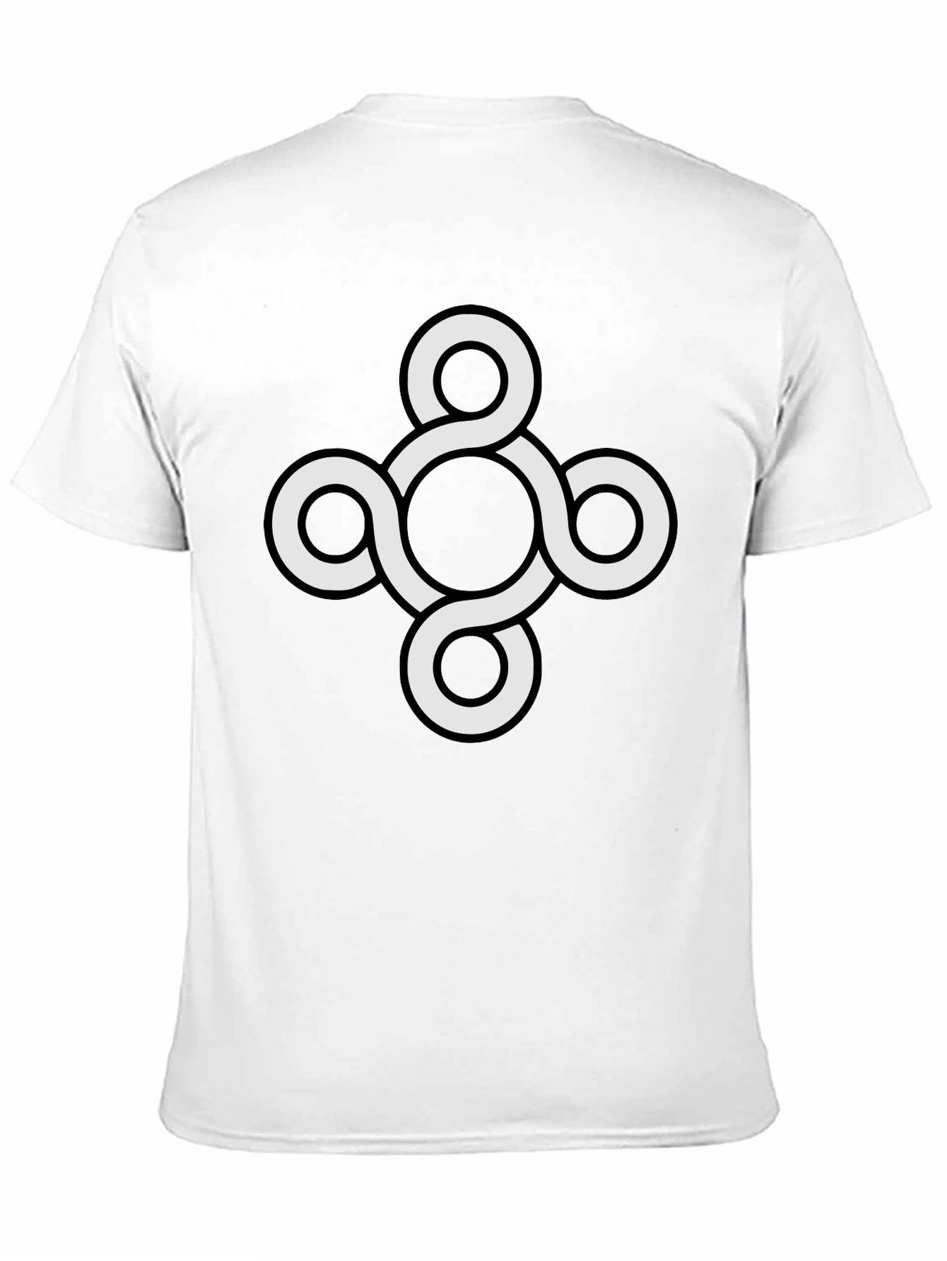 Abstract Knot T-Shirt - Stylish Graphic Tee