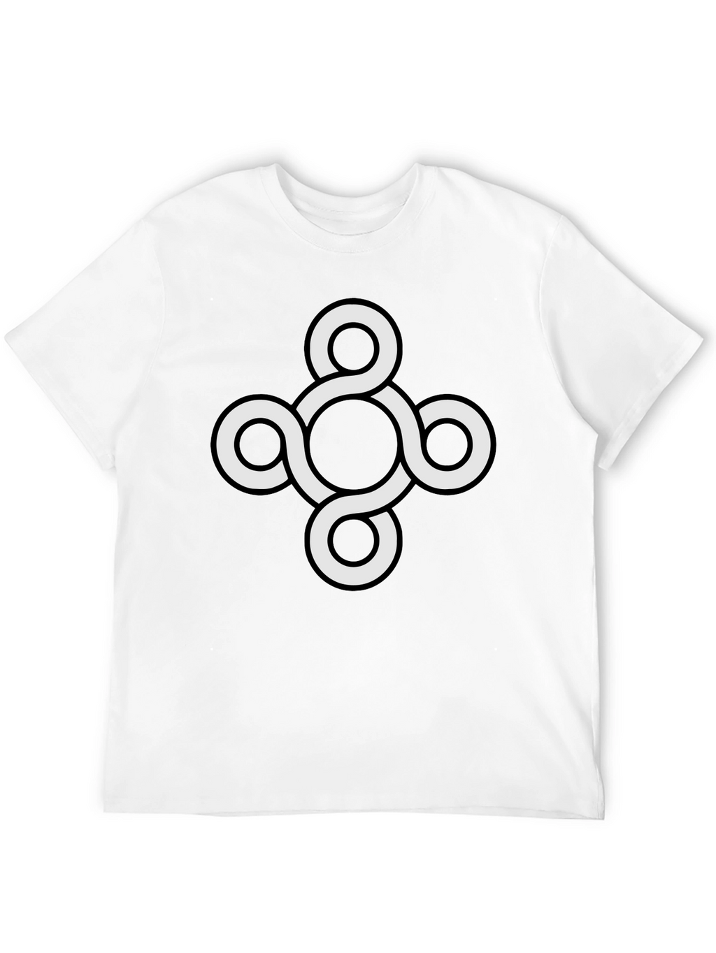 Abstract Knot T-Shirt - Stylish Graphic Tee