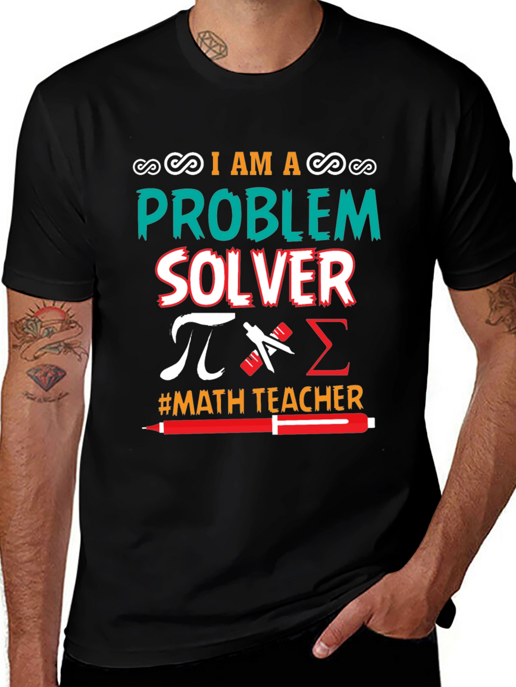 I Am a Problem Solver Math Teacher T-Shirt