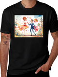 Romantic Watercolor Graphic T-Shirt