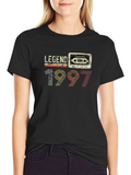 Legend 1997 Retro Cassette T-Shirt