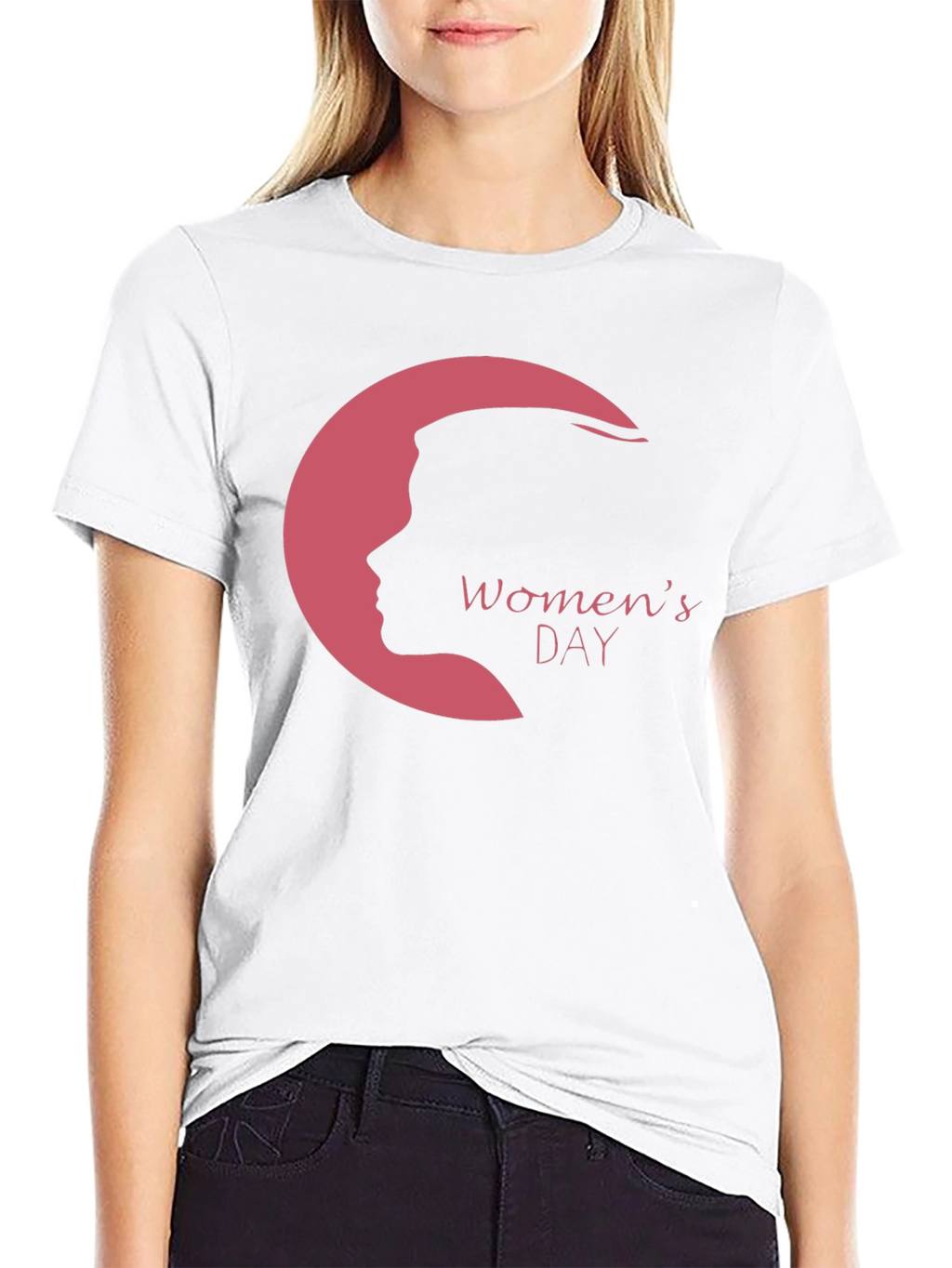 Womens Day Graphic Tee - Black