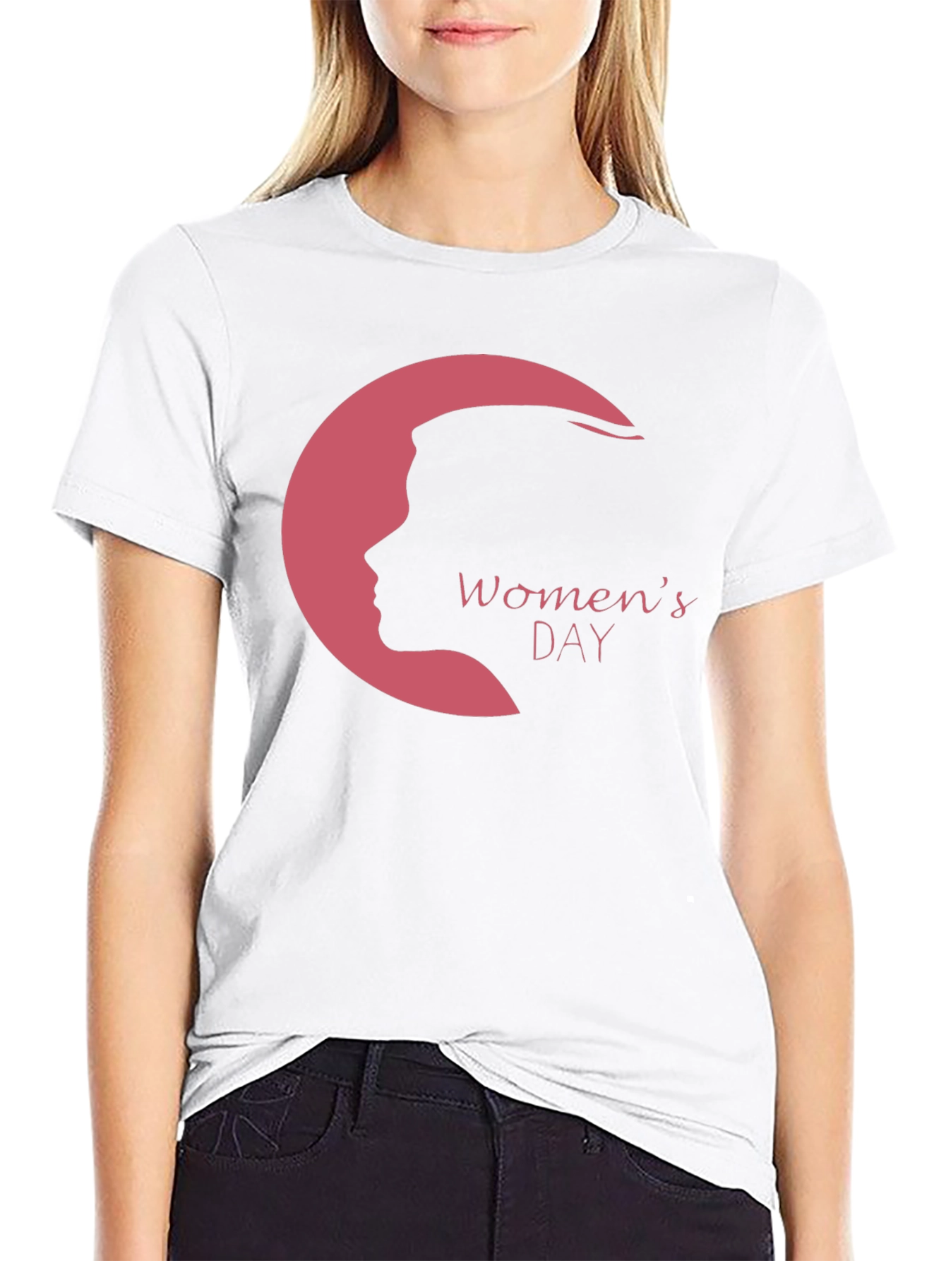 Womens Day Graphic Tee - Black