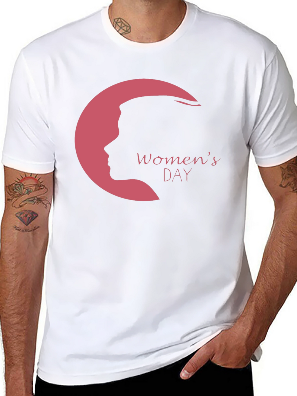 Womens Day Graphic Tee - Black