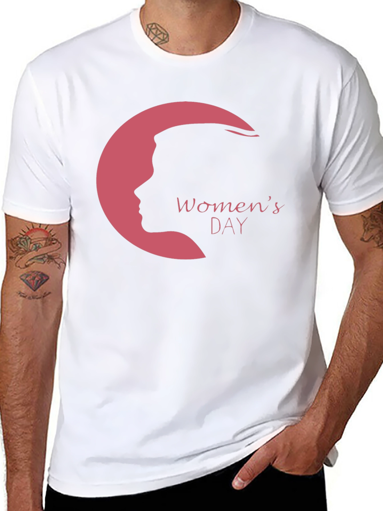 Womens Day Graphic Tee - Black