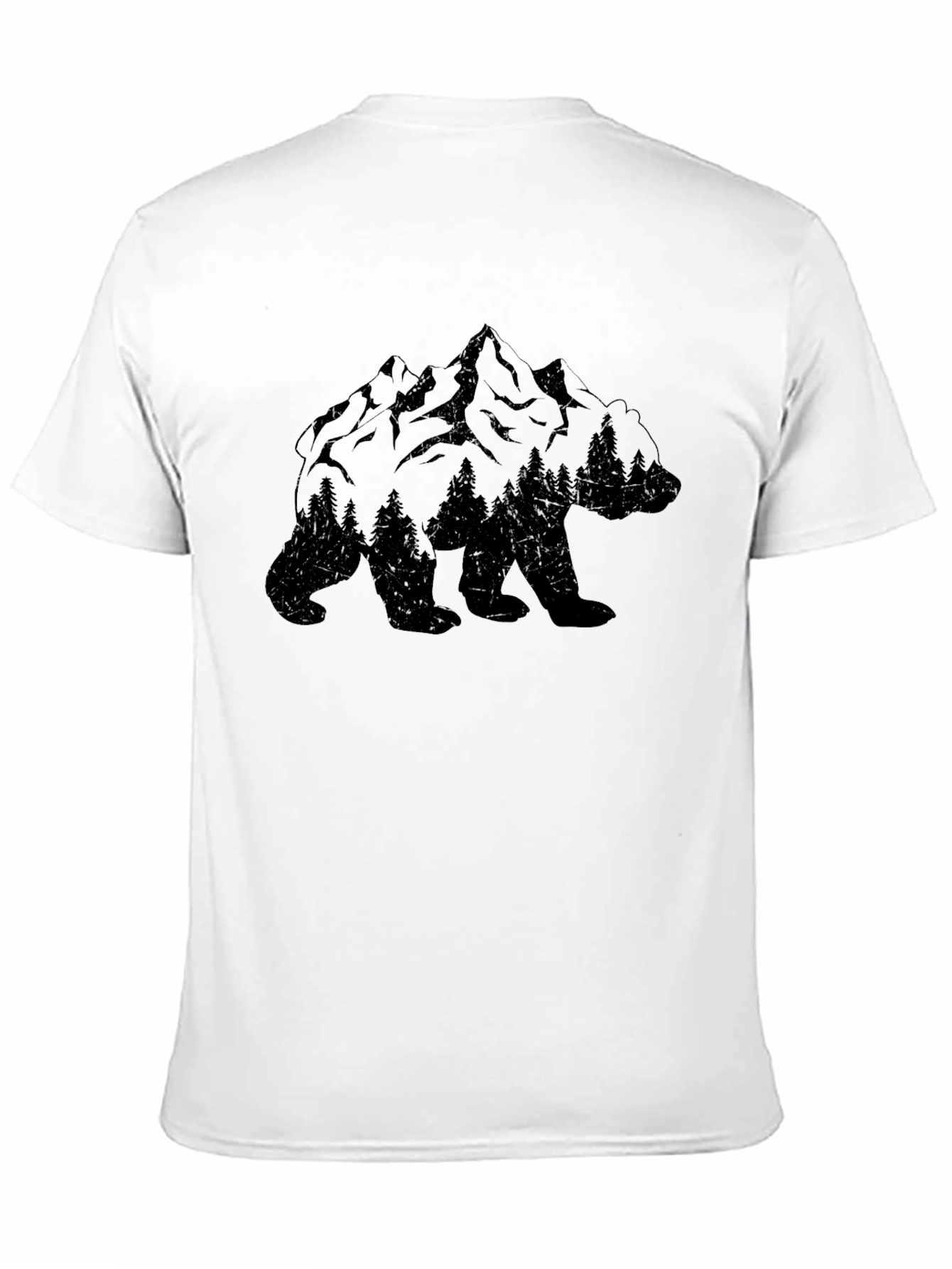 Nature Bear Mountain T-Shirt Black