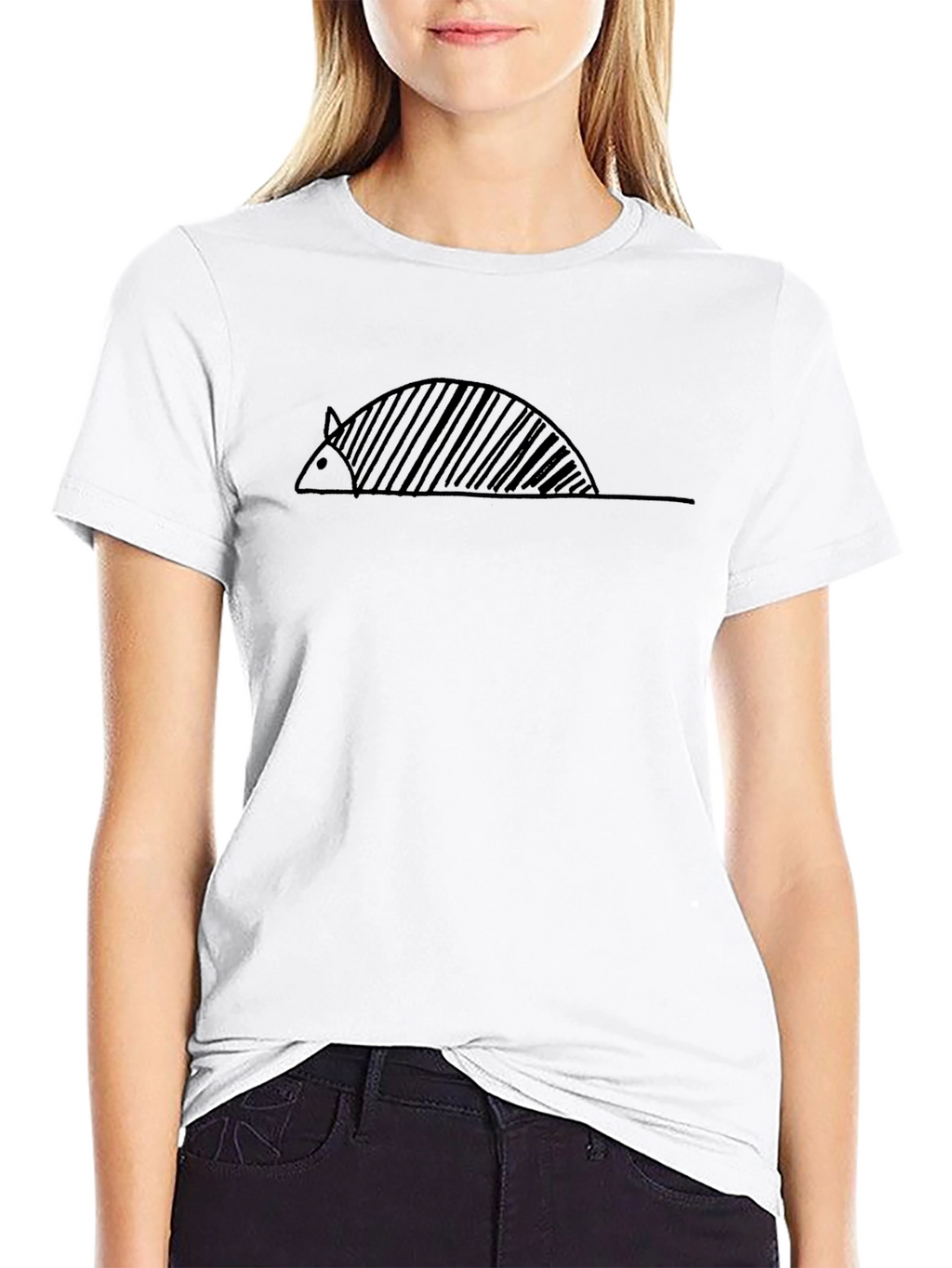 Armadillo Graphic Tee - Black Unisex T-Shirt