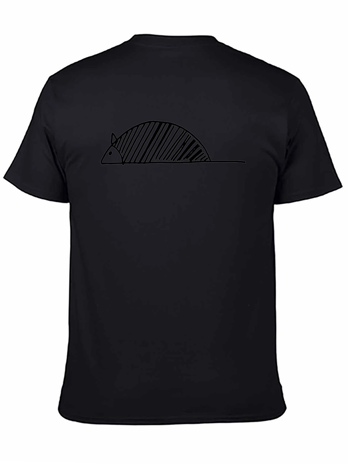 Armadillo Graphic Tee - Black Unisex T-Shirt