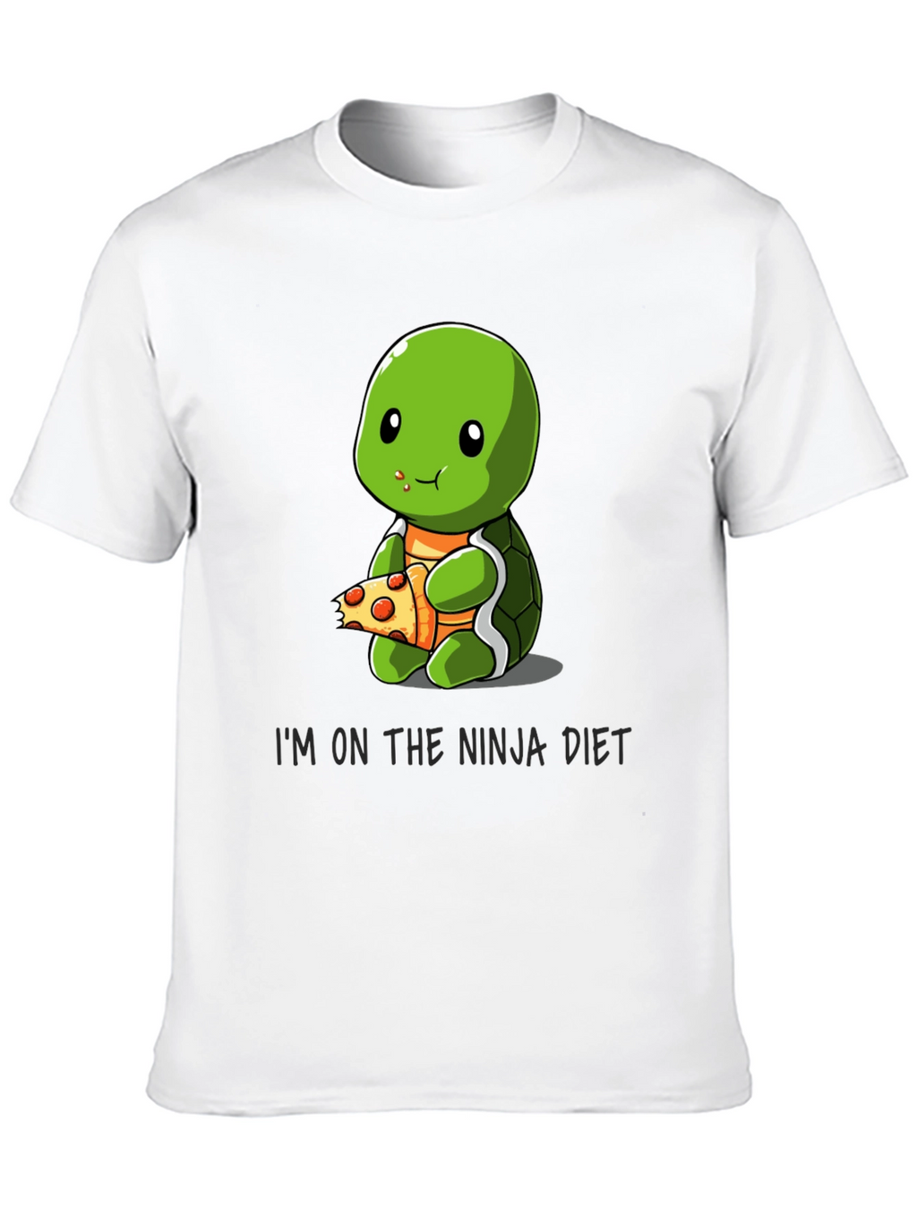 Ninja Turtle Diet T-Shirt Funny Pizza Lover Tee