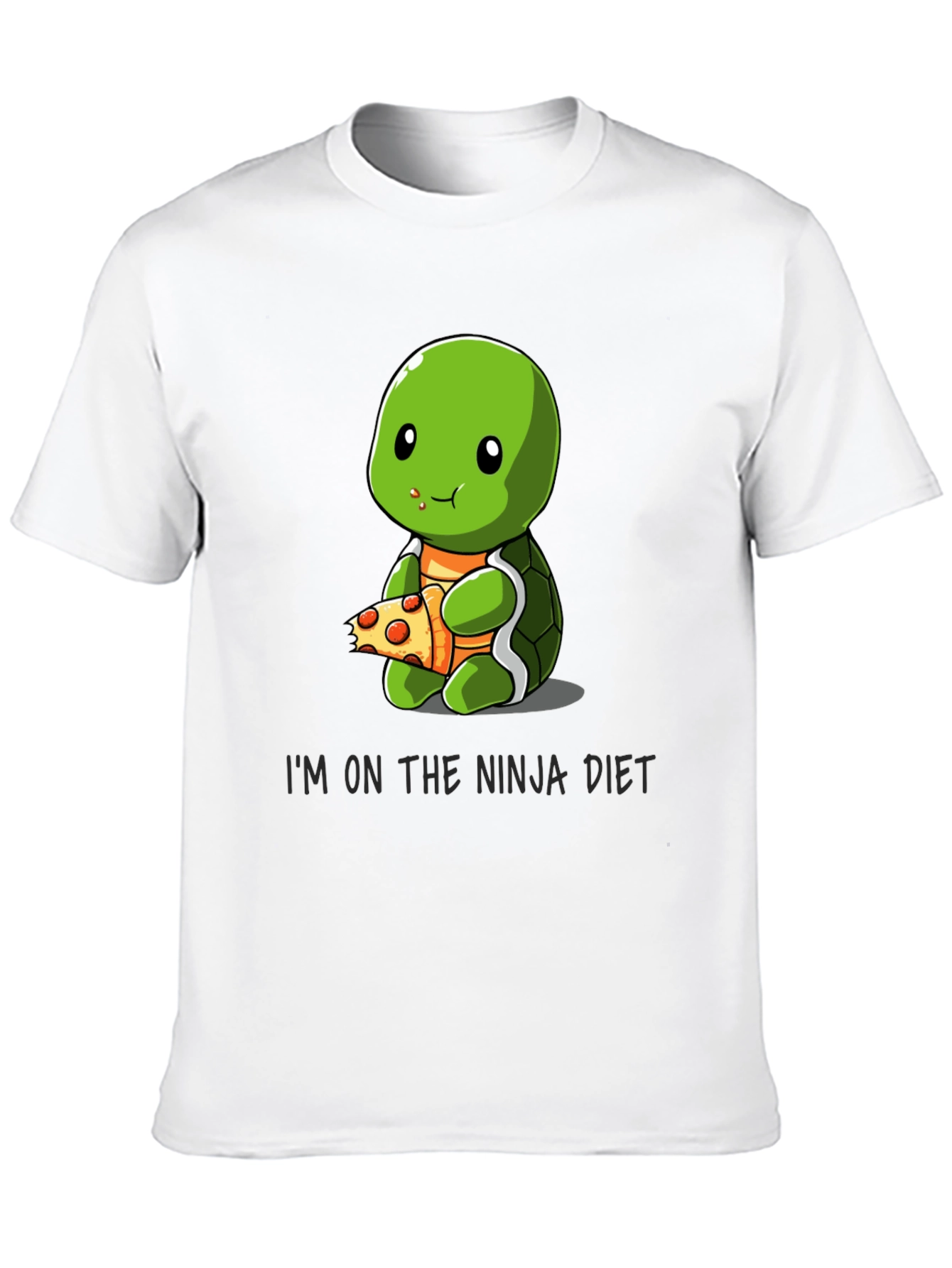 Ninja Turtle Diet T-Shirt Funny Pizza Lover Tee