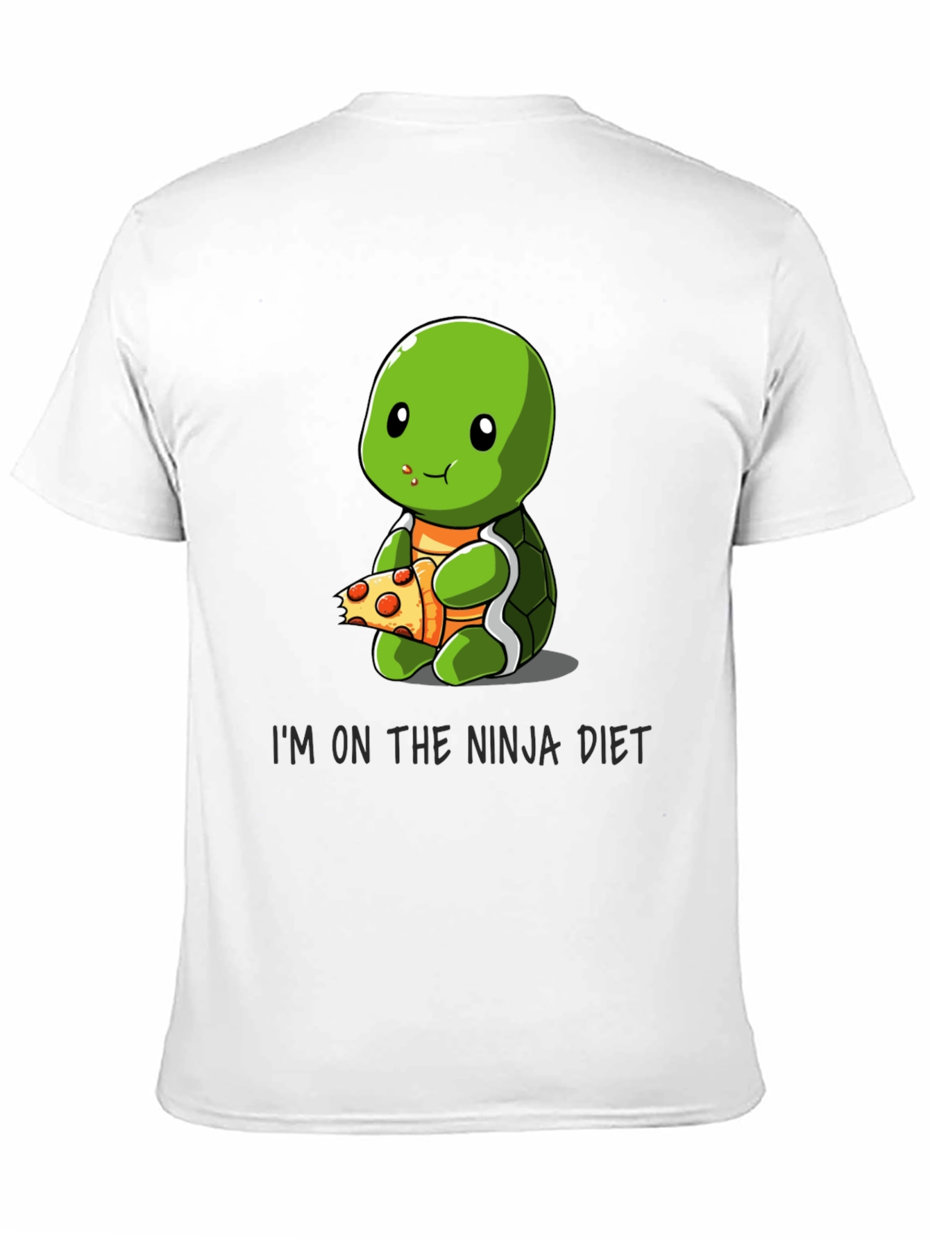 Ninja Turtle Diet T-Shirt Funny Pizza Lover Tee