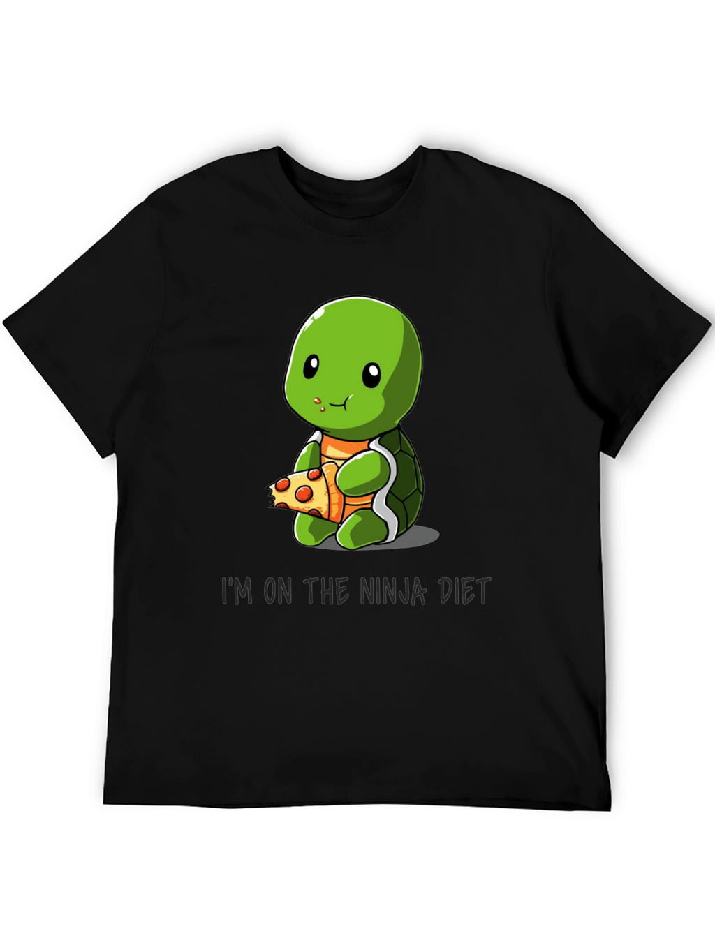 Ninja Turtle Diet T-Shirt Funny Pizza Lover Tee