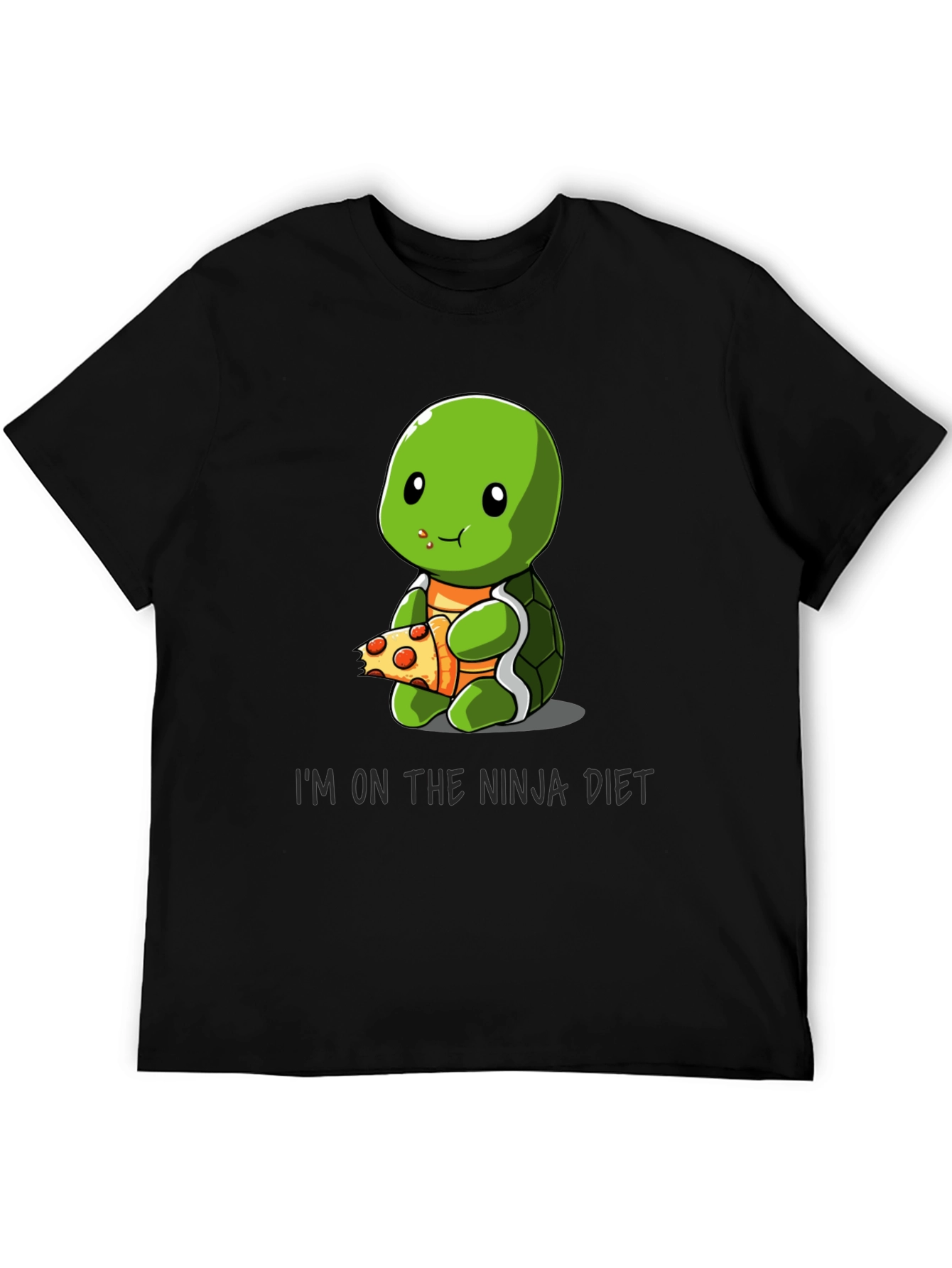 Ninja Turtle Diet T-Shirt Funny Pizza Lover Tee