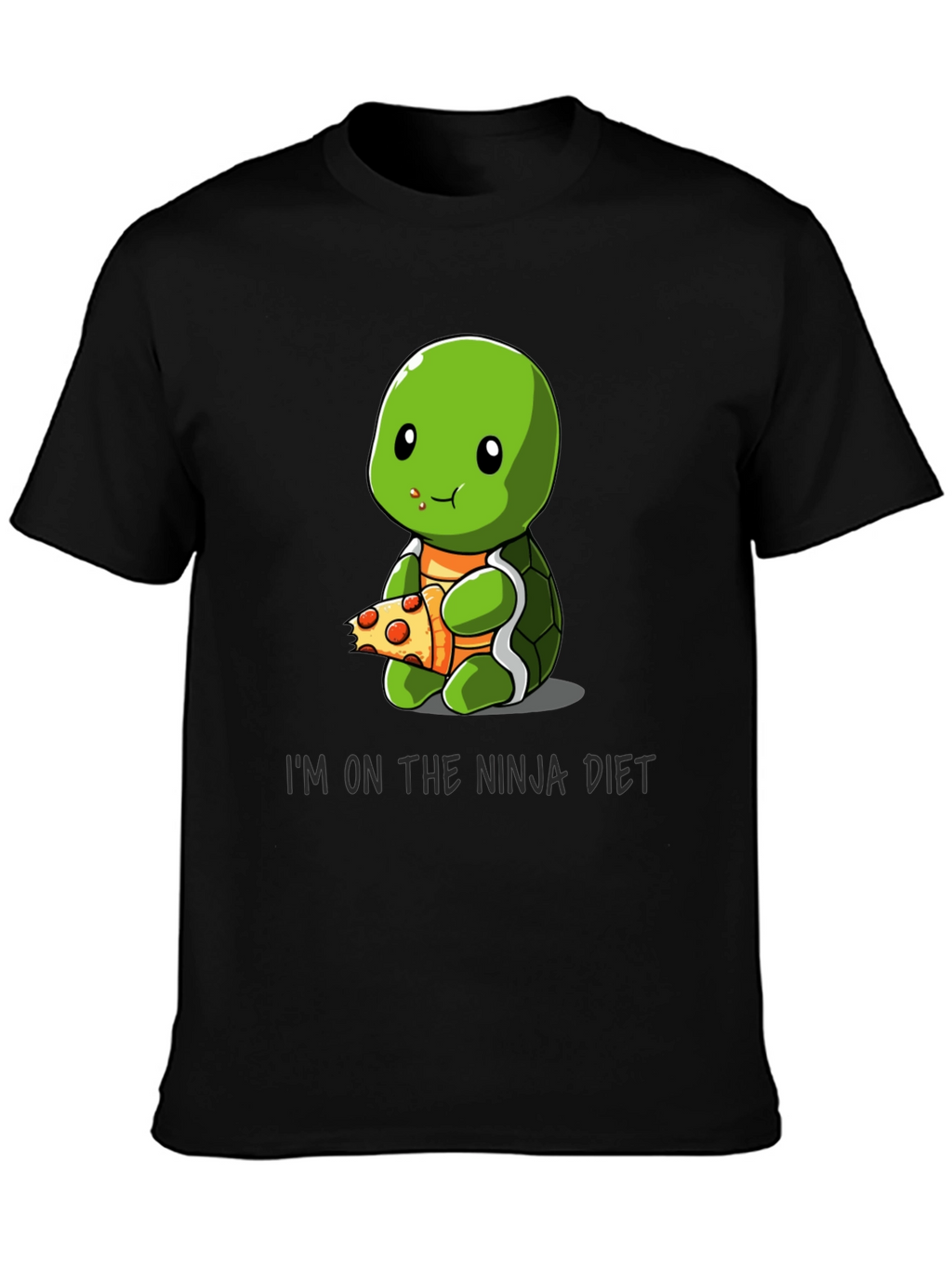 Ninja Turtle Diet T-Shirt Funny Pizza Lover Tee