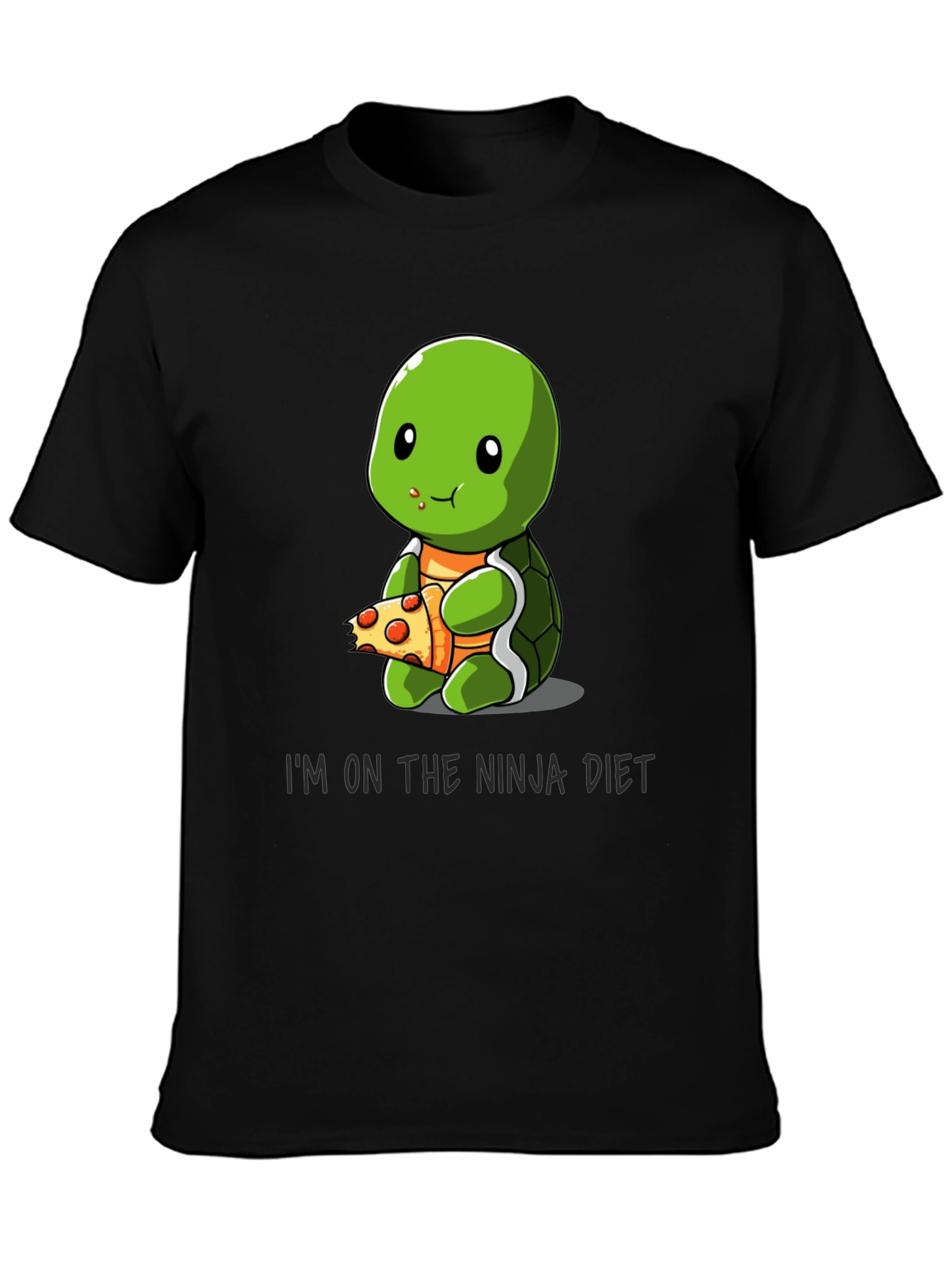 Ninja Turtle Diet T-Shirt Funny Pizza Lover Tee