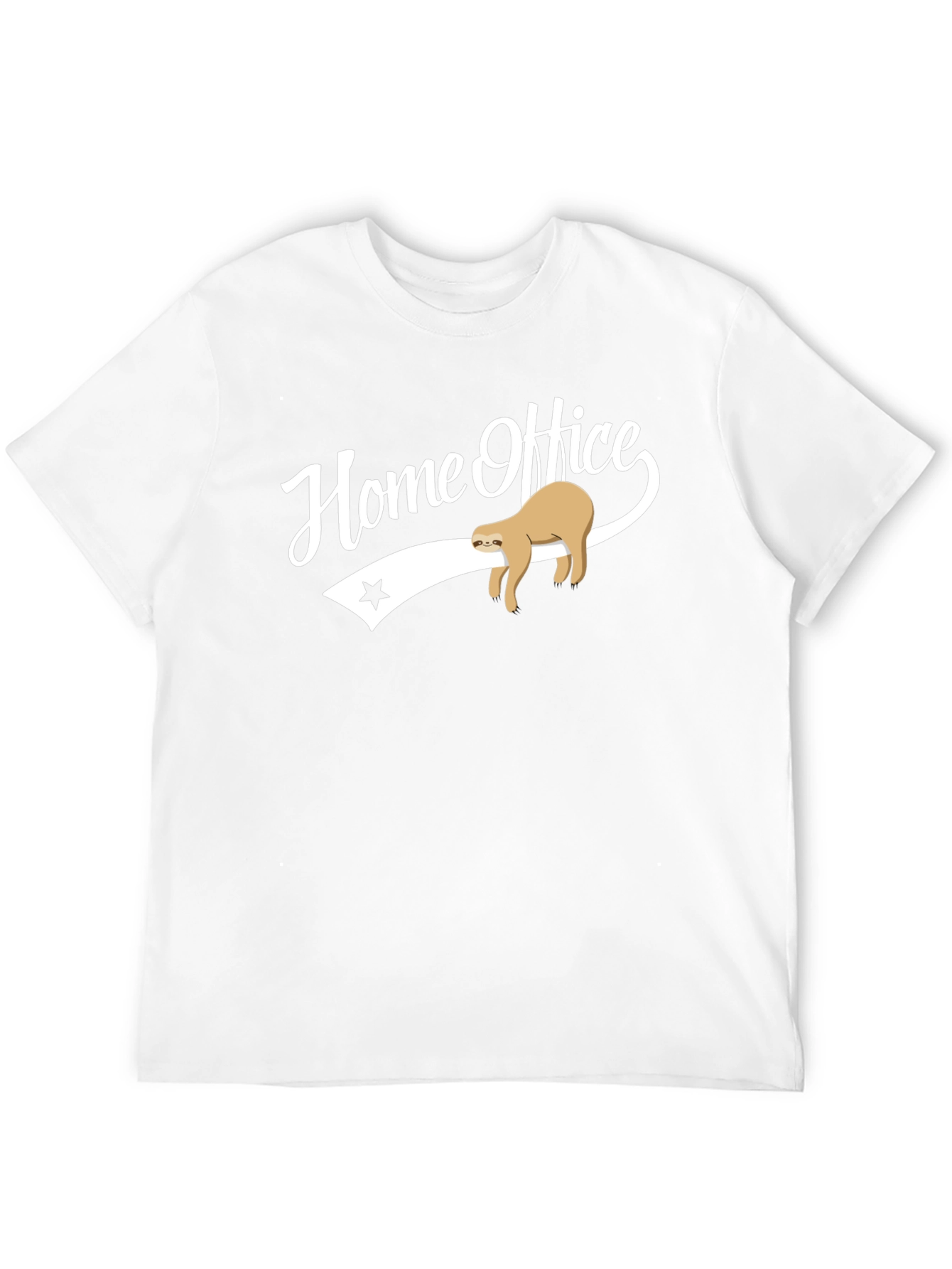 Home Office Sloth T-Shirt - Relaxed Workwear