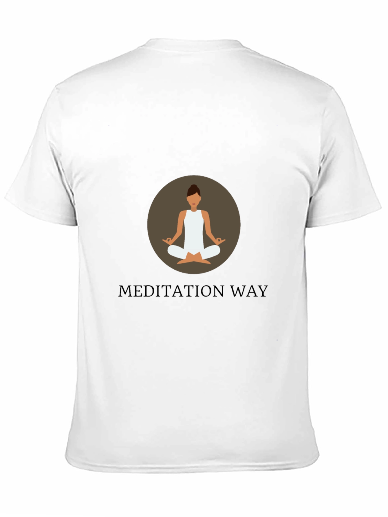 Meditation Way Black Graphic T-Shirt