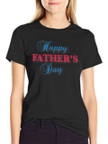 Happy Fathers Day T-Shirt Black