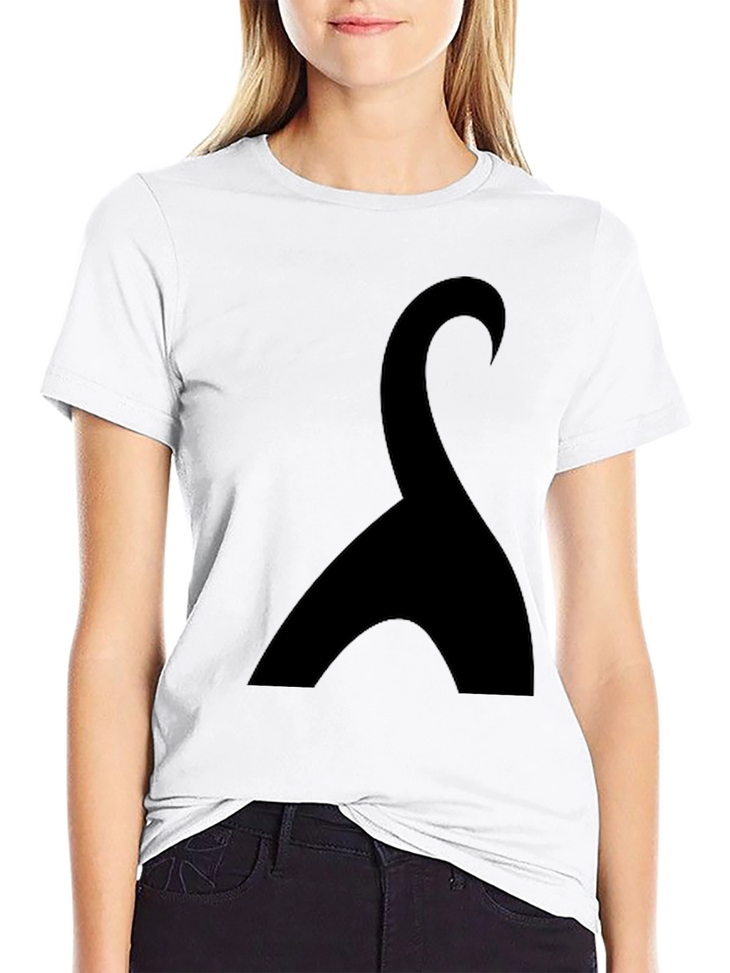 Modern Black Graphic Tee - Stylish & Unique Design