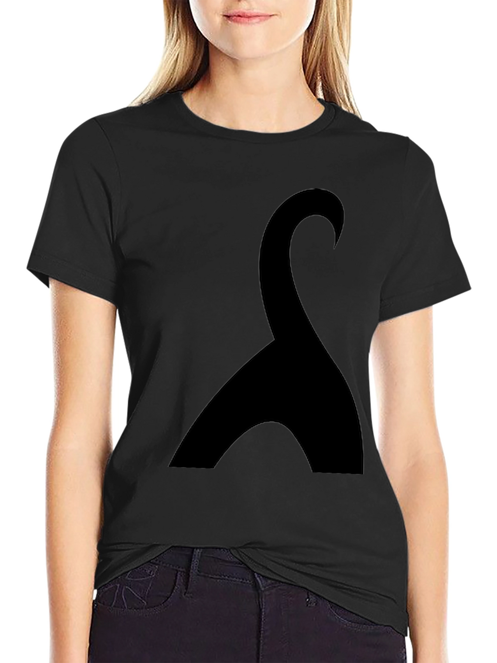 Modern Black Graphic Tee - Stylish & Unique Design