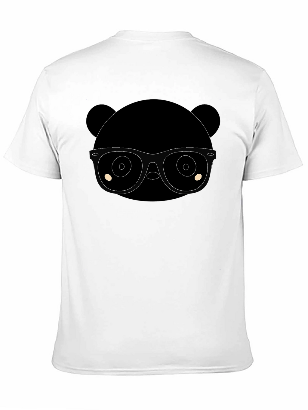 Panda Nerd T-Shirt - Classic Black Tee