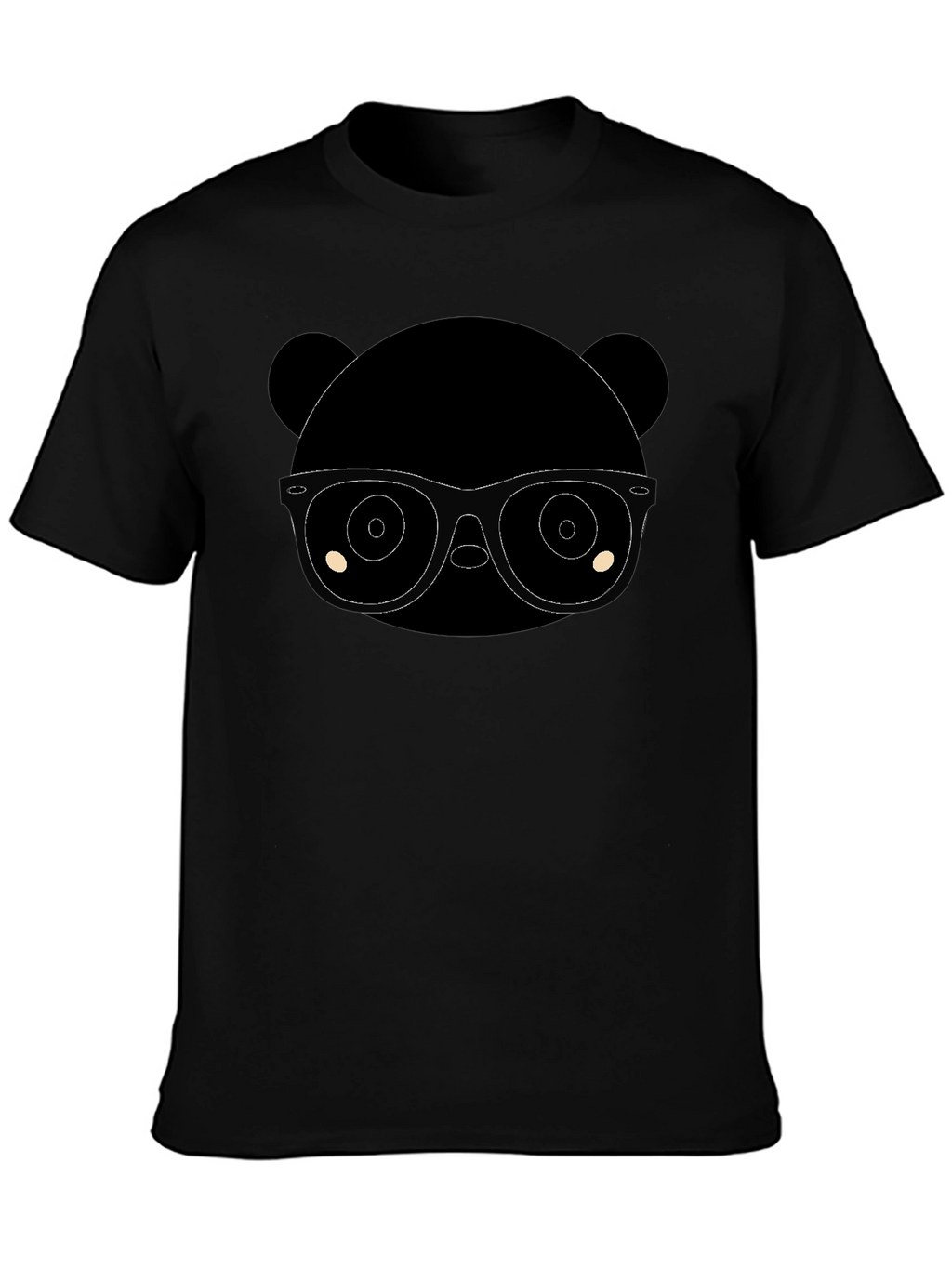 Panda Nerd T-Shirt - Classic Black Tee