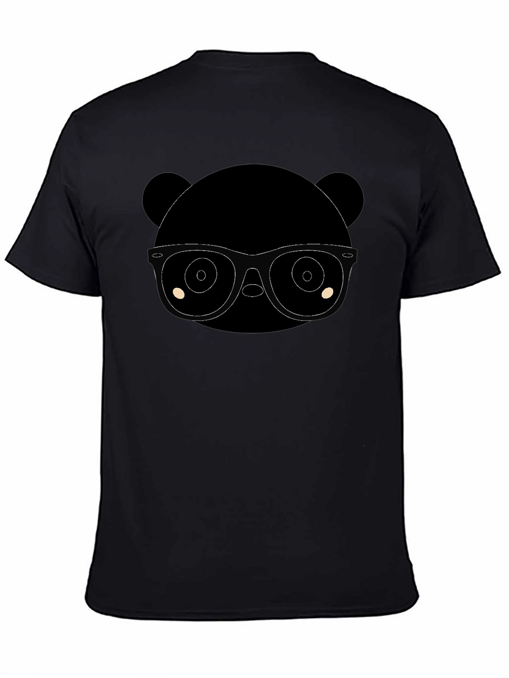 Panda Nerd T-Shirt - Classic Black Tee