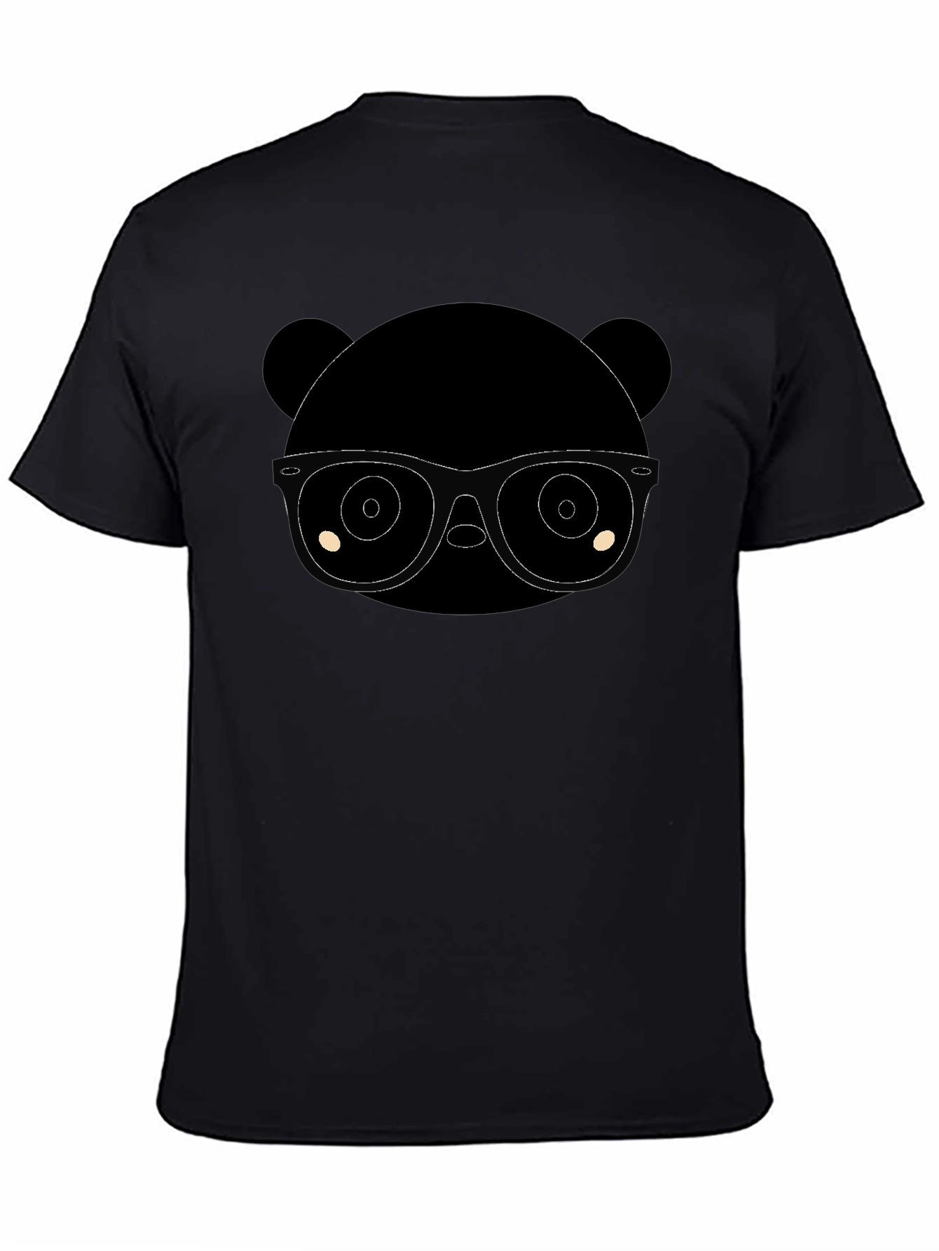 Panda Nerd T-Shirt - Classic Black Tee