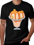 Ice Cream Sundae Graphic Tee - Black
