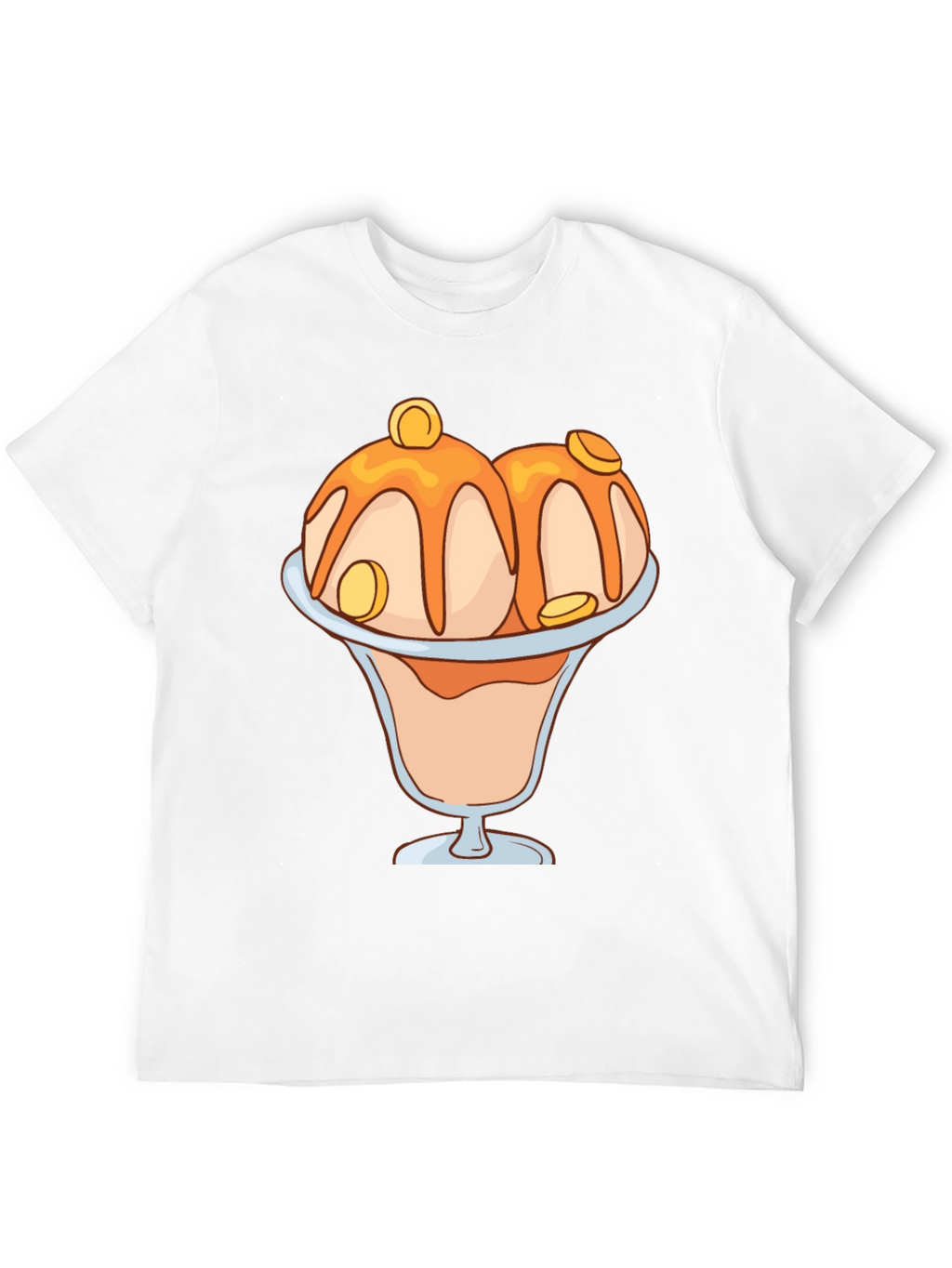 Ice Cream Sundae Graphic Tee - Black