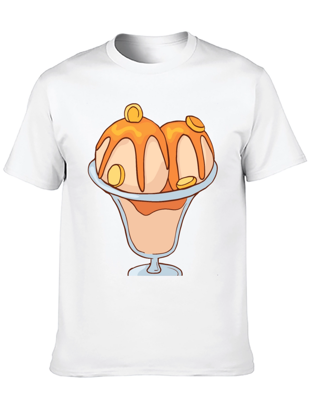 Ice Cream Sundae Graphic Tee - Black