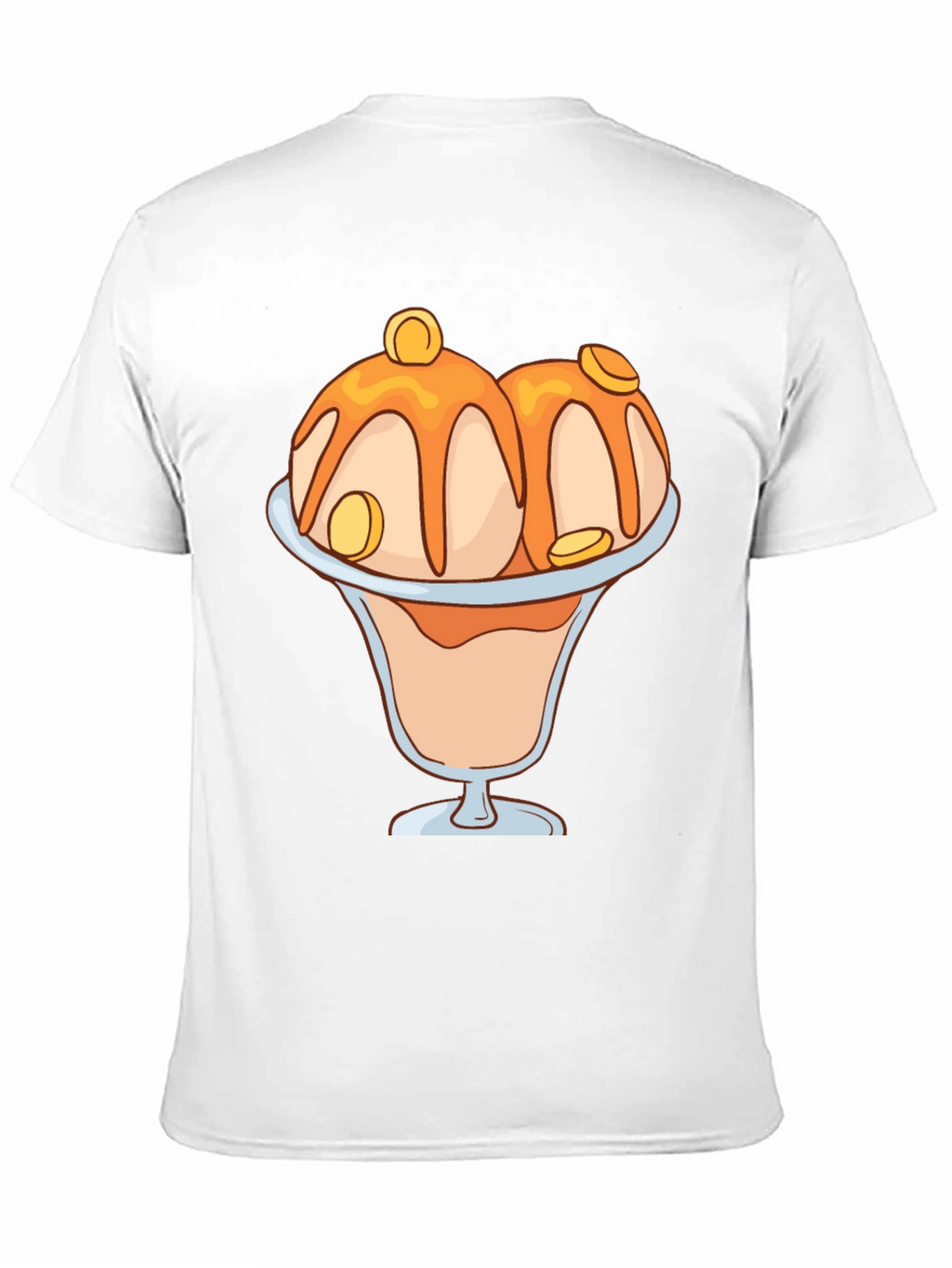 Ice Cream Sundae Graphic Tee - Black
