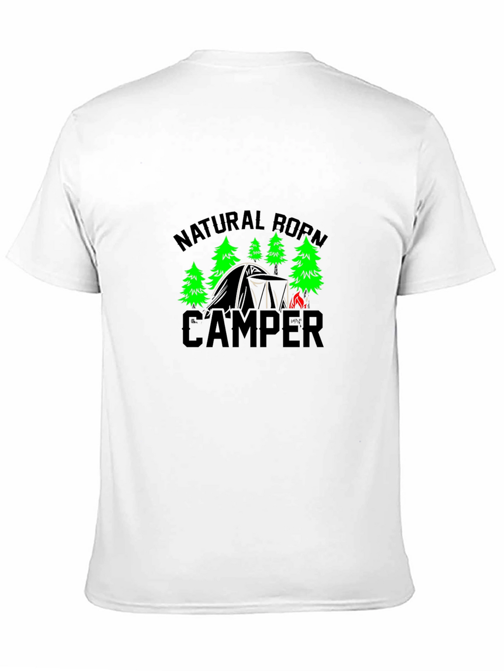 Natural Born Camper Black T-Shirt