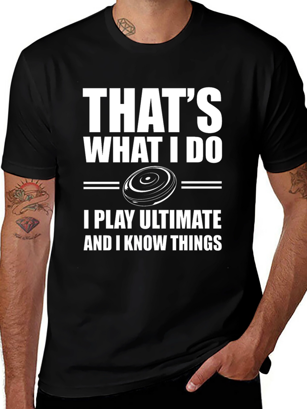 Thats What I Do Ultimate Frisbee Graphic T-Shirt
