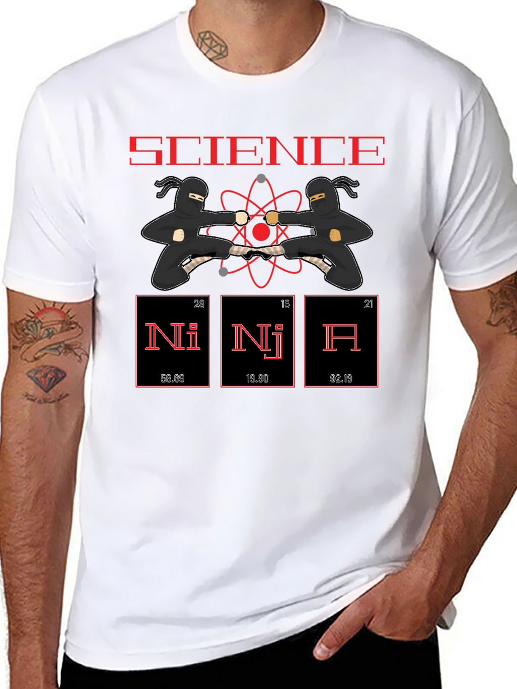 Science Ninja Periodic Table T-Shirt