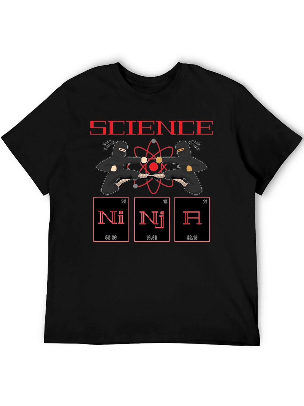 Science Ninja Periodic Table T-Shirt