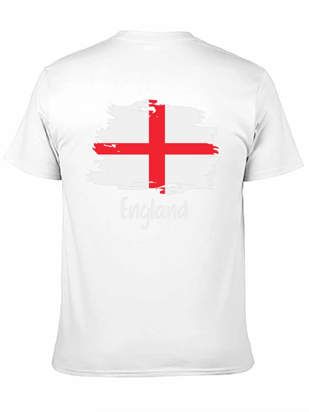 England Flag Brush Stroke T-Shirt