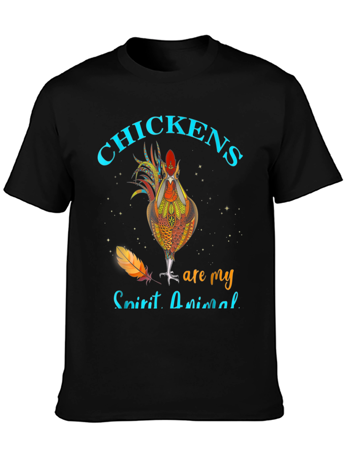 Chicken Spirit Animal Graphic T-Shirt