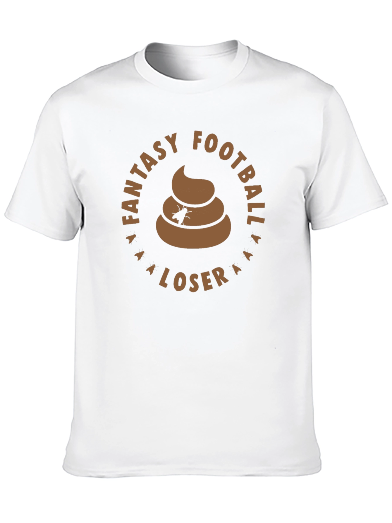 Fantasy Football Loser T-Shirt - Poop Icon