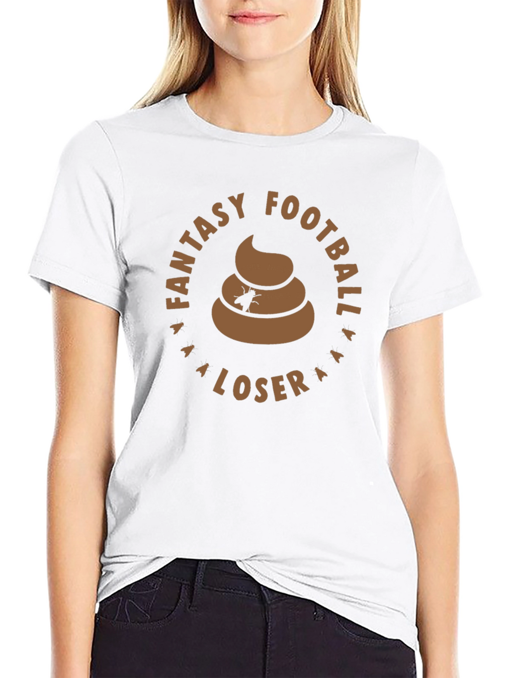 Fantasy Football Loser T-Shirt - Poop Icon