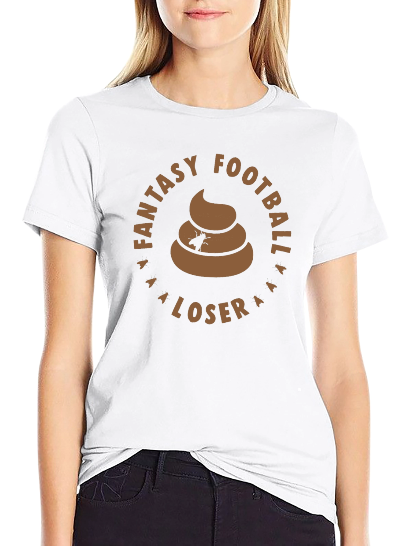 Fantasy Football Loser T-Shirt - Poop Icon