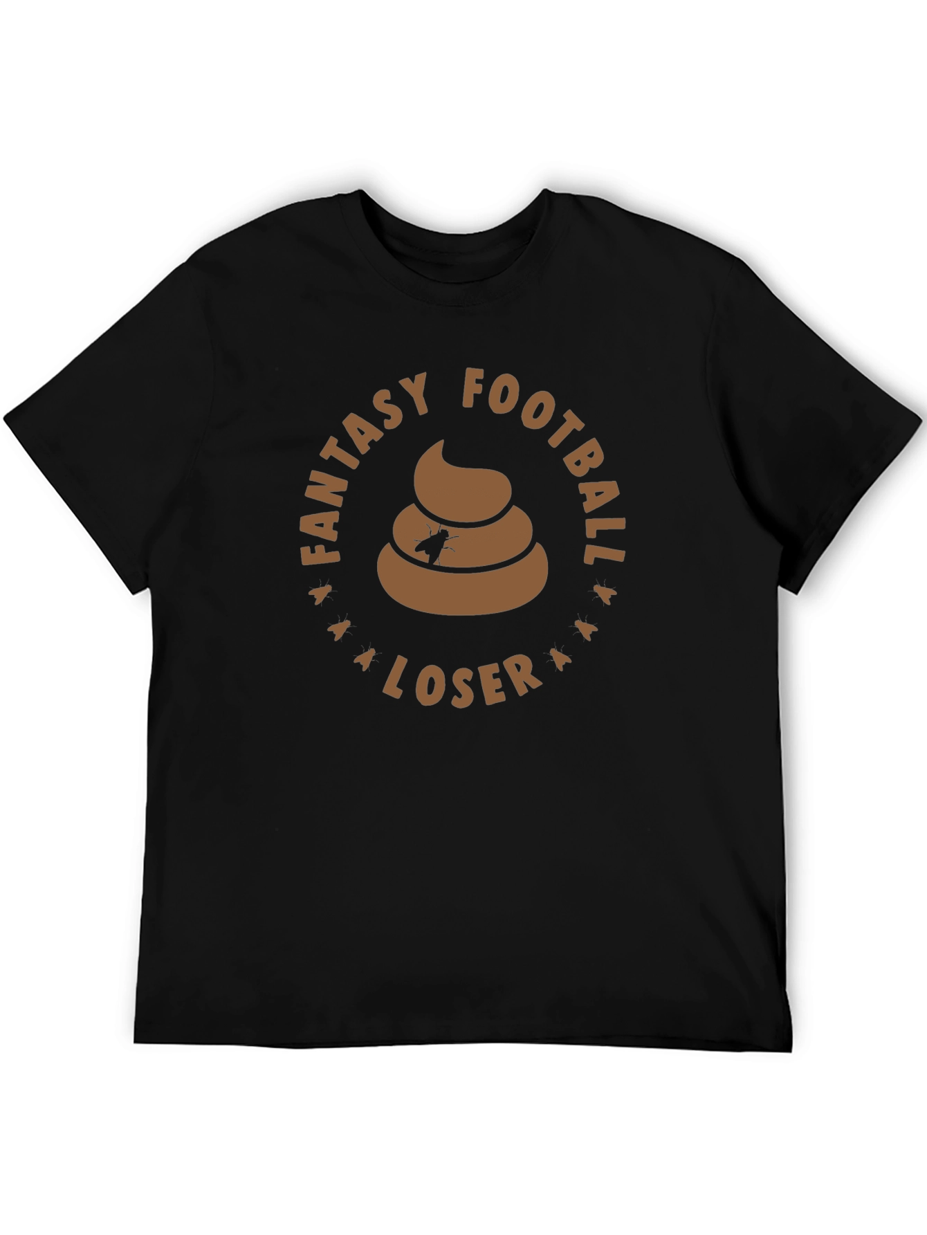 Fantasy Football Loser T-Shirt - Poop Icon