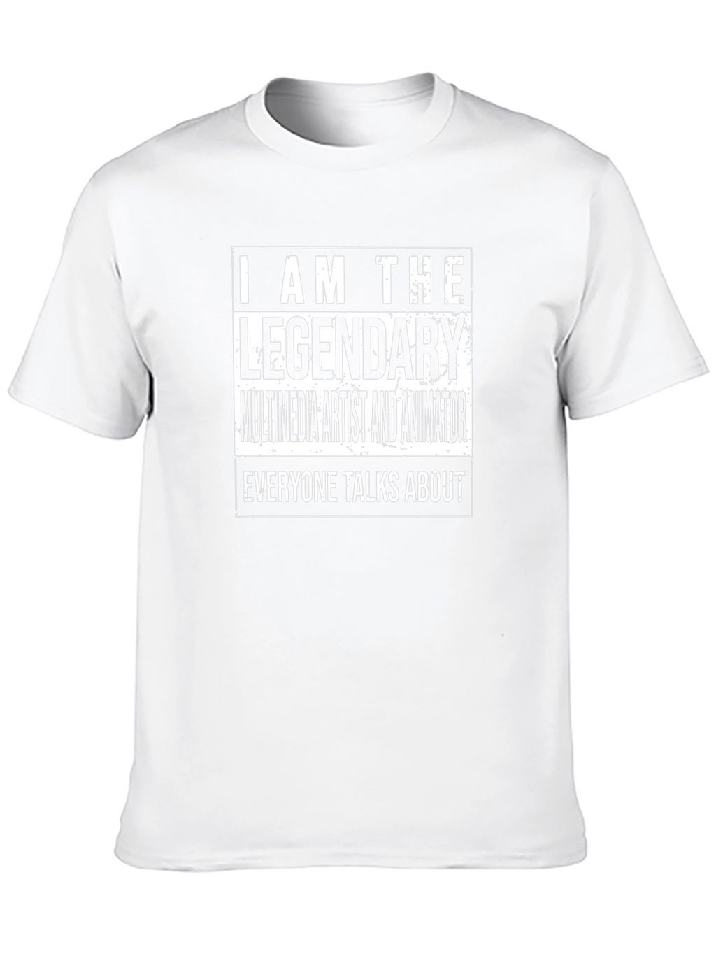Legendary Multimedia Artist & Animator Black T-Shirt