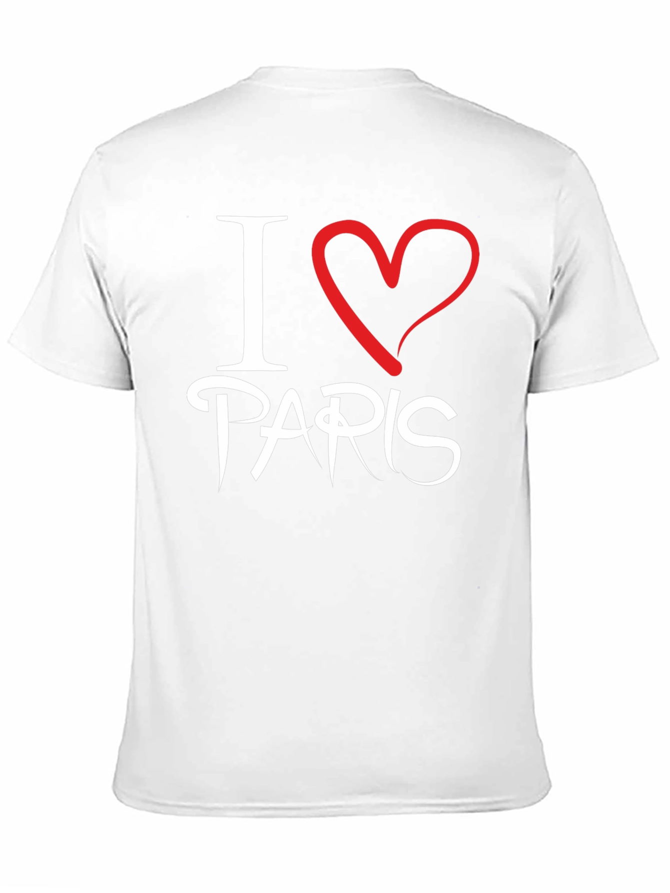 I Love Paris Black T-Shirt