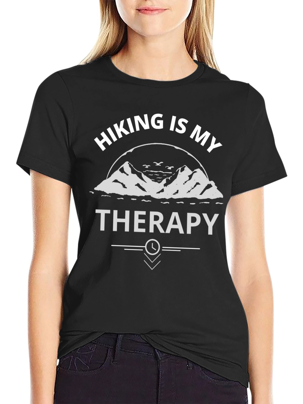 Hiking is My Therapy Graphic Tee